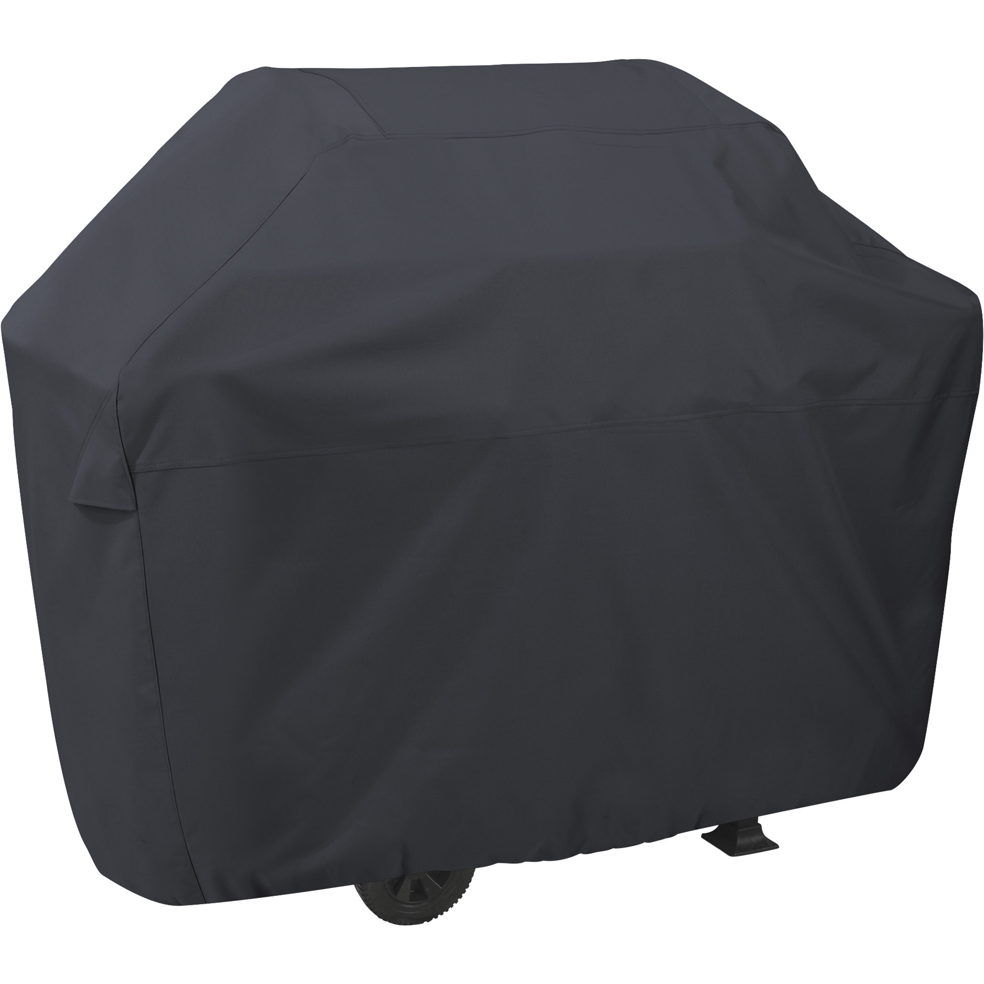 Classic Accessories Grill Cover, XL, Black, Fits Grills up to 70in.L x 26in.D x 48in.H, Model# 55-308-050401-00